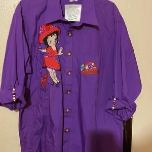 Hand painted baby boo blouse